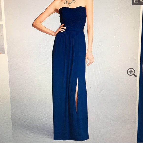 David’s Bridal• Lace and mesh dress - Picture 1 of 5